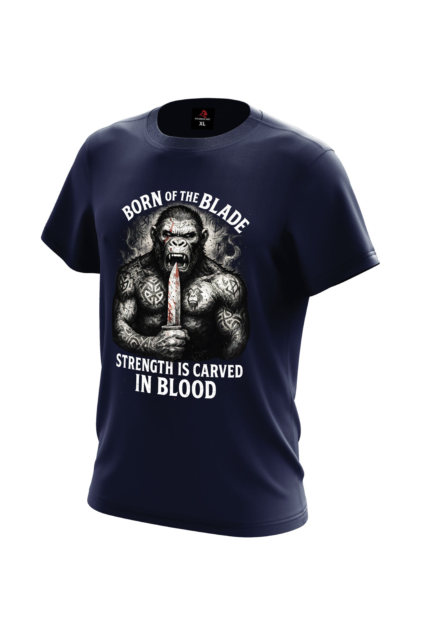XAPE Born of The Blade Tee - Navy