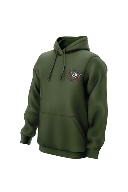 XAPE Xmas Candy String Hoodie - Forest Green