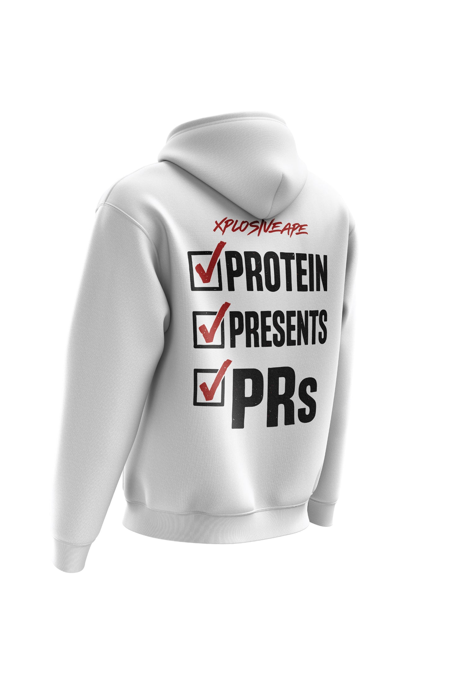 XAPE Xmas PR String Hoodie - White