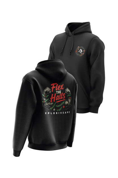 XAPE Xmas Flex String Hoodie - Black